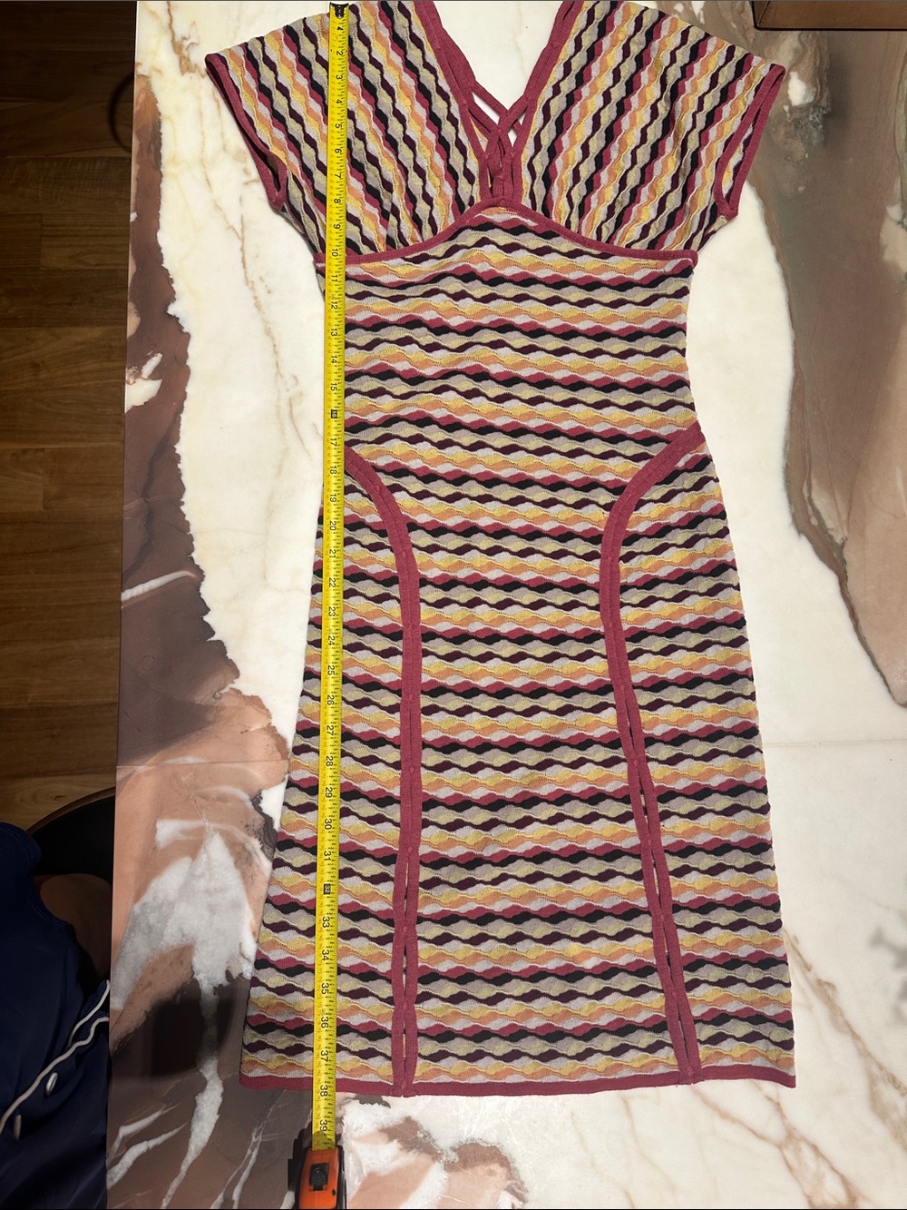 Missoni Multicolor Zigzag Midi Dress - Picture 8 of 9